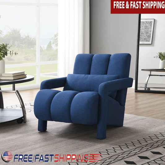 Modern Linen Upholstered Accent Chair for Cozy Living Spaces