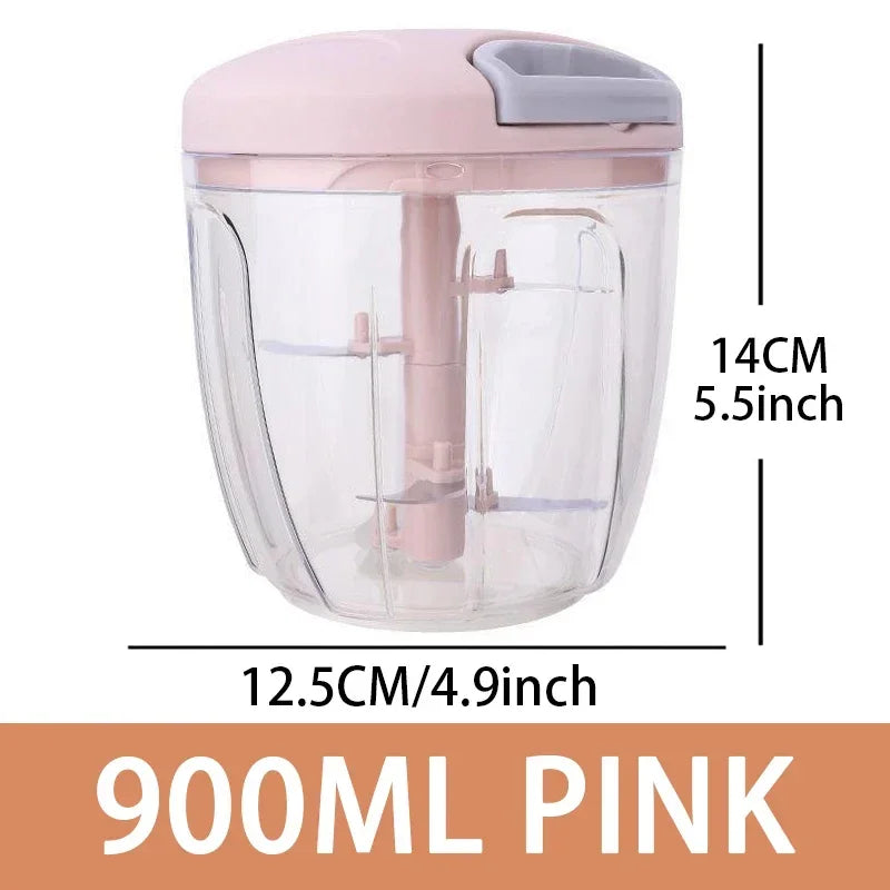 Portable Garlic Chopper and Vegetable Cutter Kitchen Tool