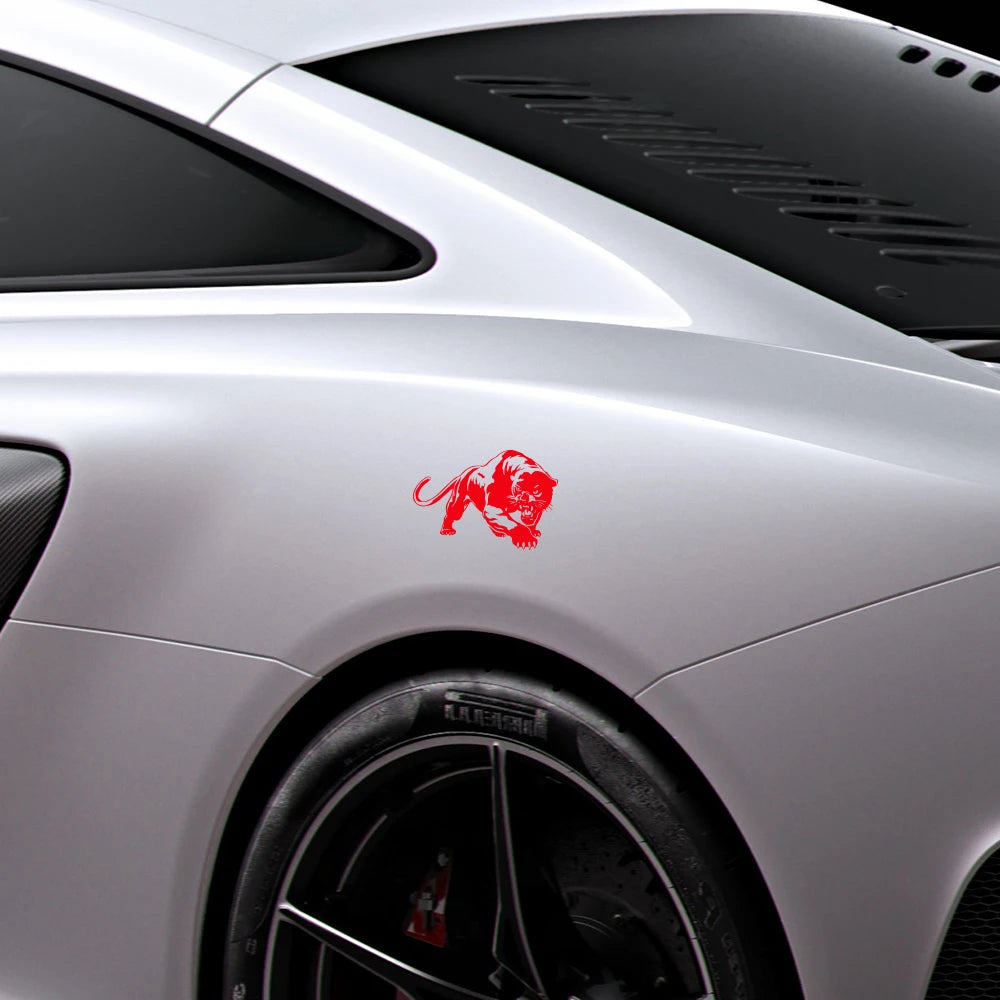 Graphics Wild Panther Hunting Car Stickers Decor Waterproof Motorcycle Decals Suitable for Cars SUVs Vans RVs