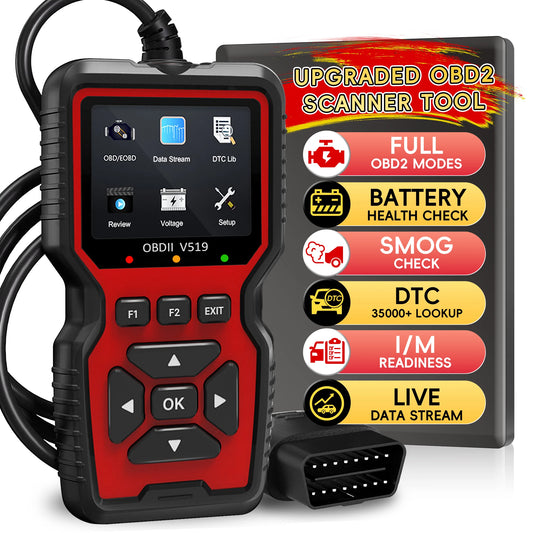 OBD2 Scanner Diagnostic Tool Enhanced Auto Check Engine Code Reader with Reset I M Readiness OBDII EOBD Car Diagnostic Scan Tool