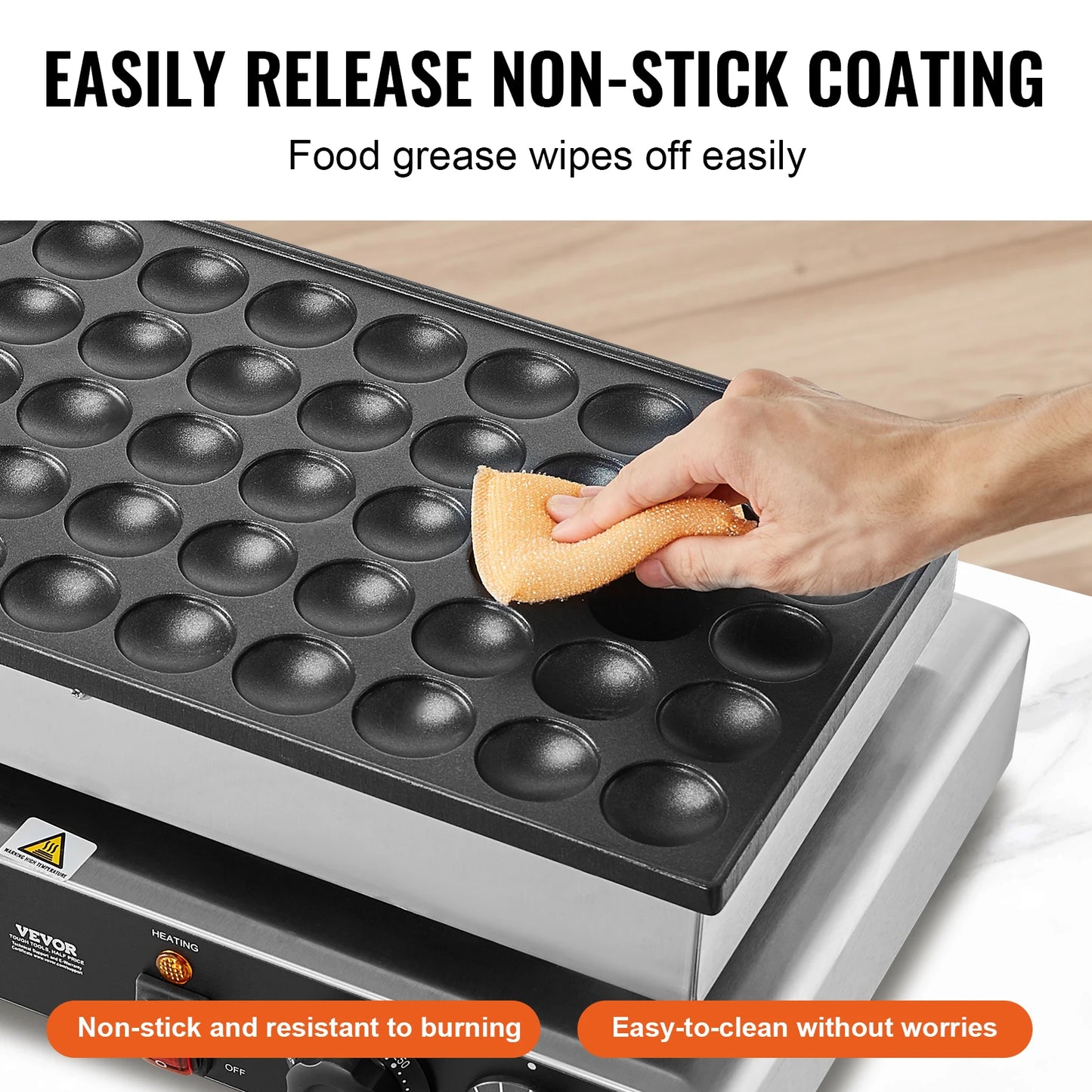 SucceBuy Mini Dutch Pancake Maker Dorayaki Waffle Machine