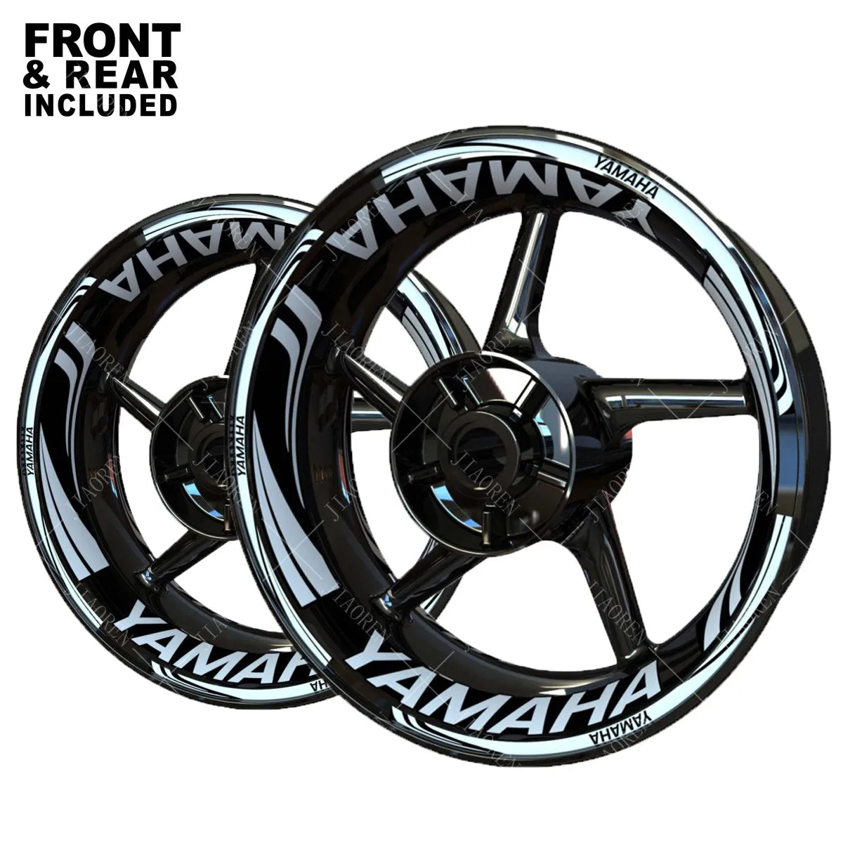 Yamaha Wheel Logo Sticker Rim Decal Vinyl Set Kit Pro