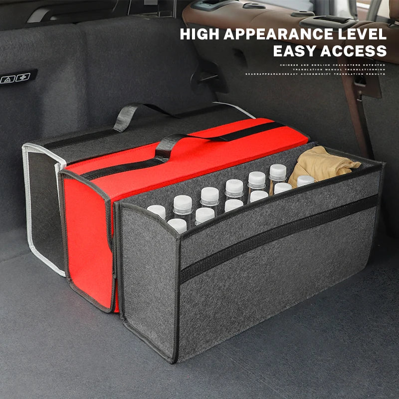 Folding Car Storage Bag Organizing Trunk Tools Case