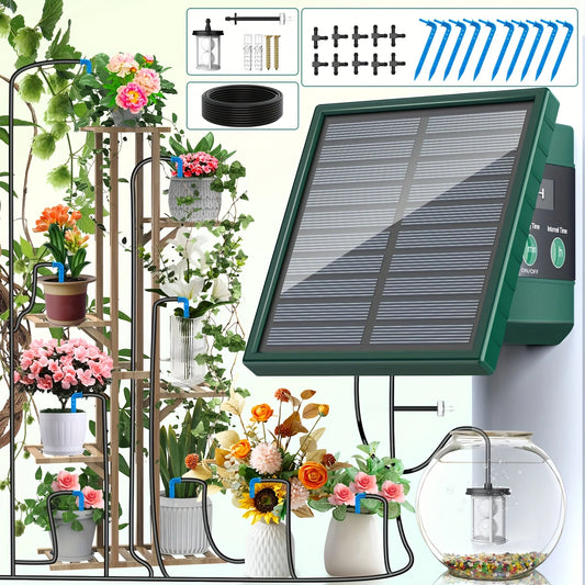 DIY Solar Drip Irrigation System for Hassle-Free Plant Care