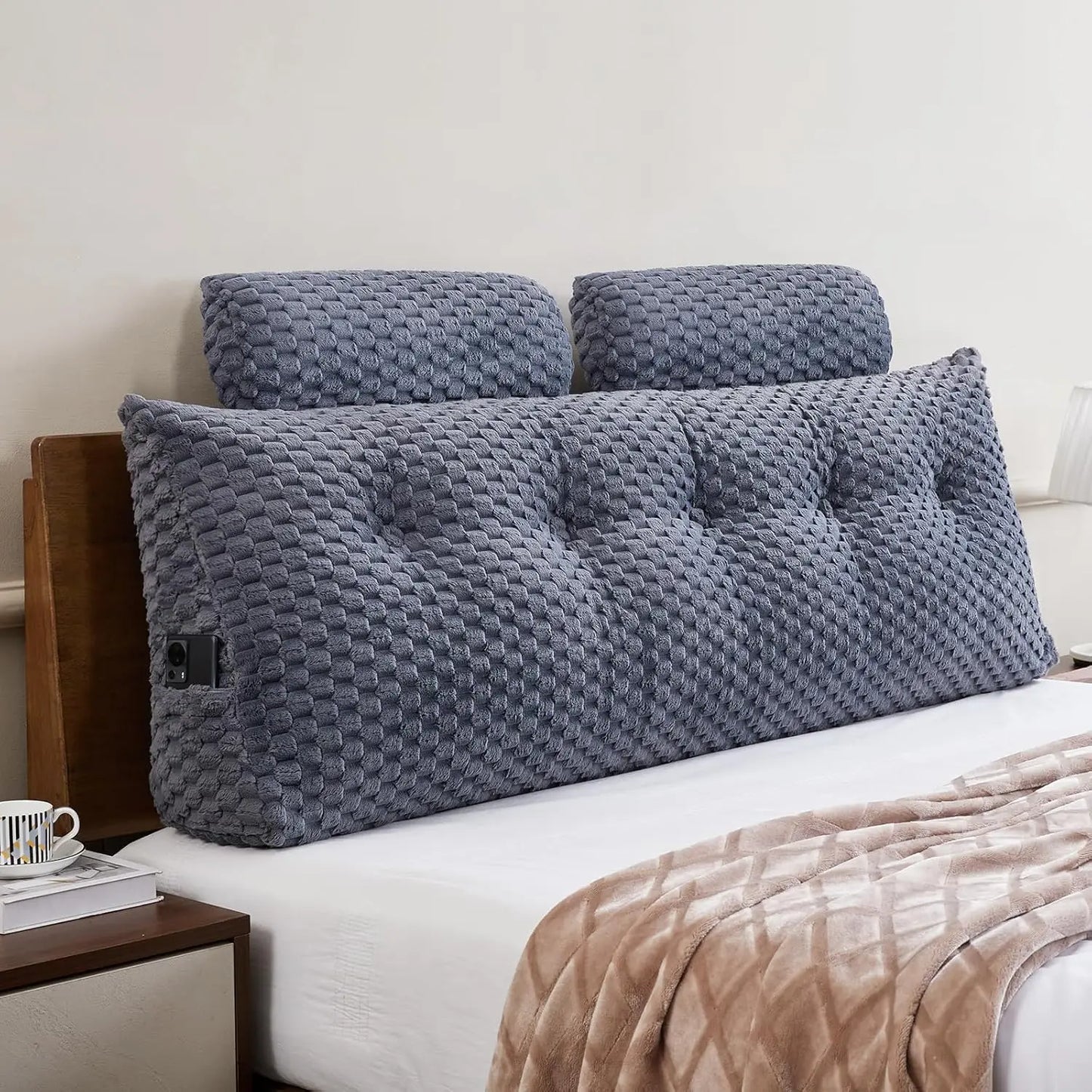 Sichuan Wedge Headboard Pillow for Neck Roll Bolster