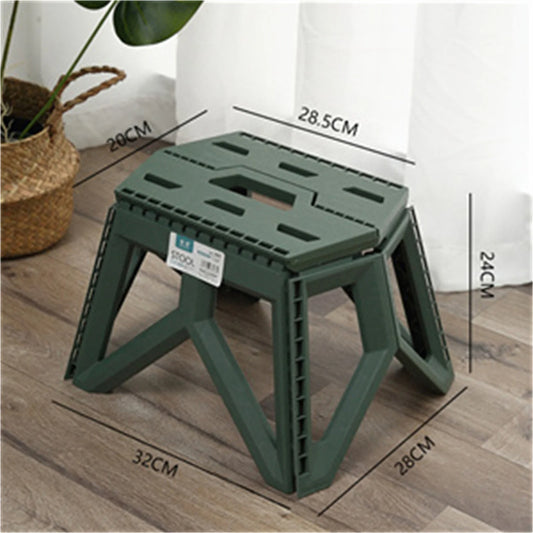 LELINDA Outdoor Folding Stool Portable Beach Chair Camping