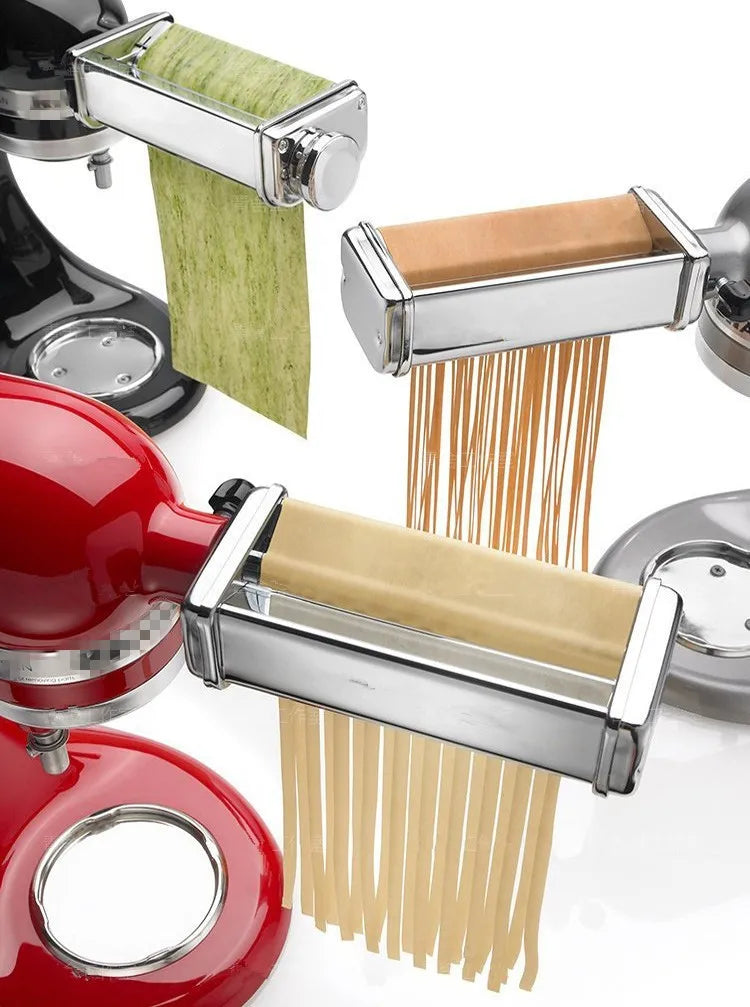 Pasta Attachment for KitchenAid Mixer with Sheet Roller and Cutter
