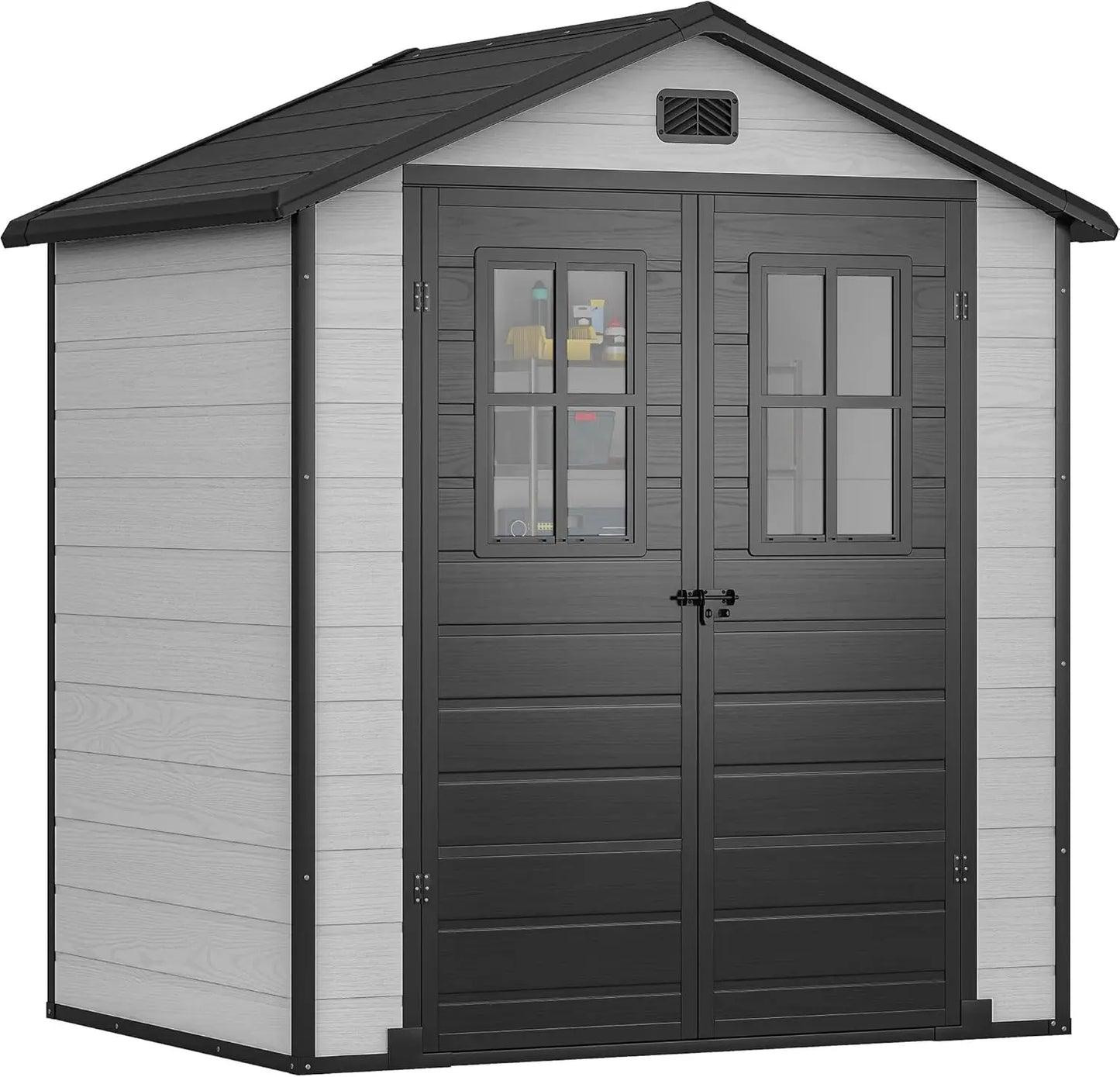 High-concerned Plastic Storage Shed for Garden Tools
