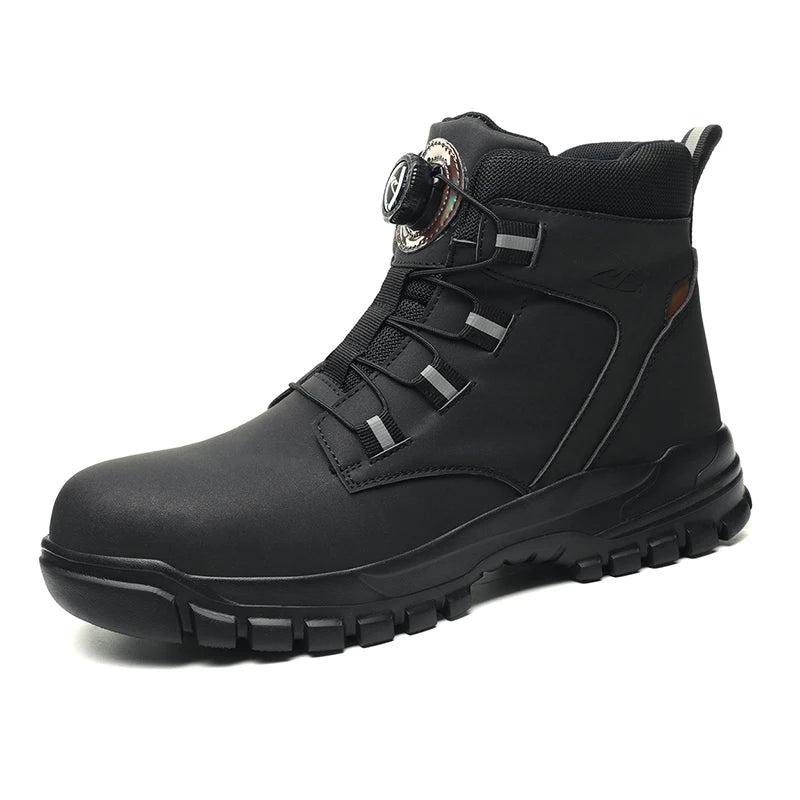 Work Safety Boots for Men and Women Waterproof Protective Safety Shoes Lightweight Steel Toe Work Shoes Size 47 and 48