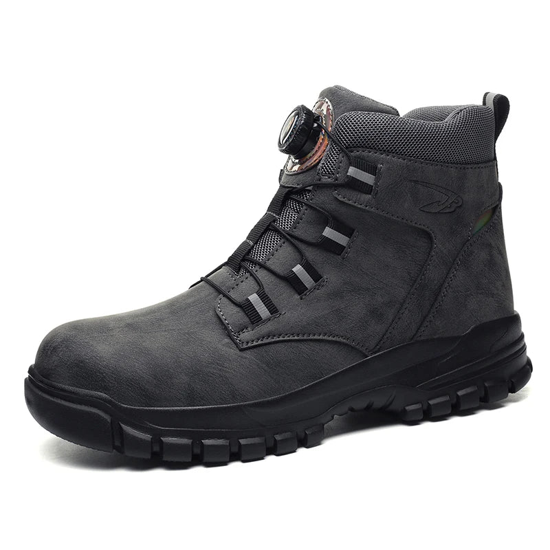 Work Safety Boots for Men and Women Waterproof Protective Safety Shoes Lightweight Steel Toe Work Shoes Size 47 and 48