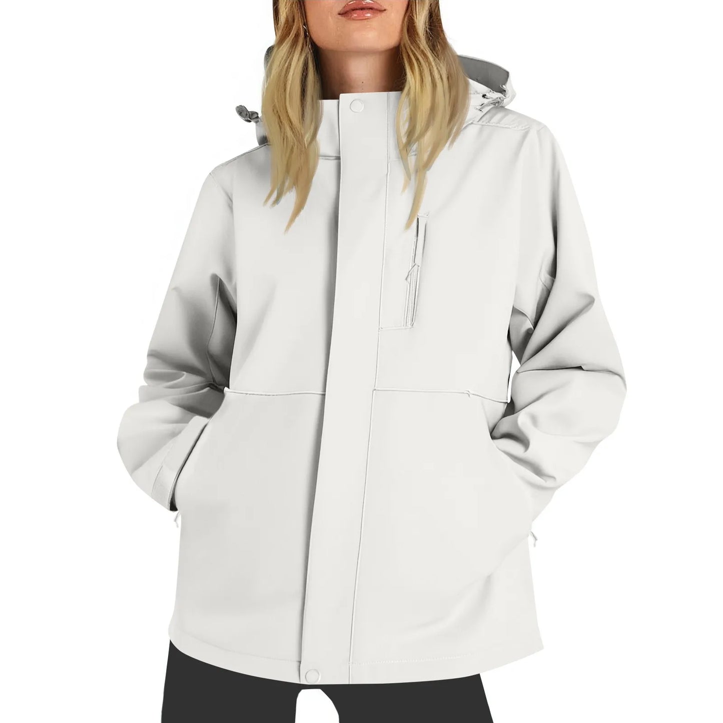 Womens Windproof Waterproof Climbing Jacket With Hood