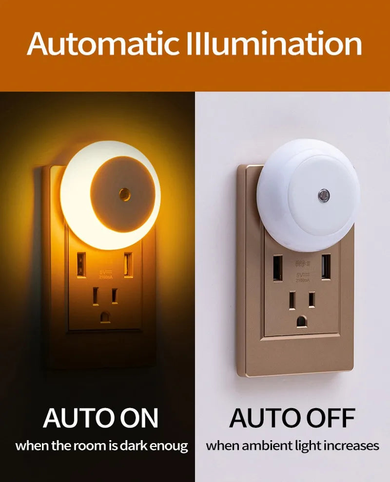 Smart LED Night Light With Sensors For Kids And Babies