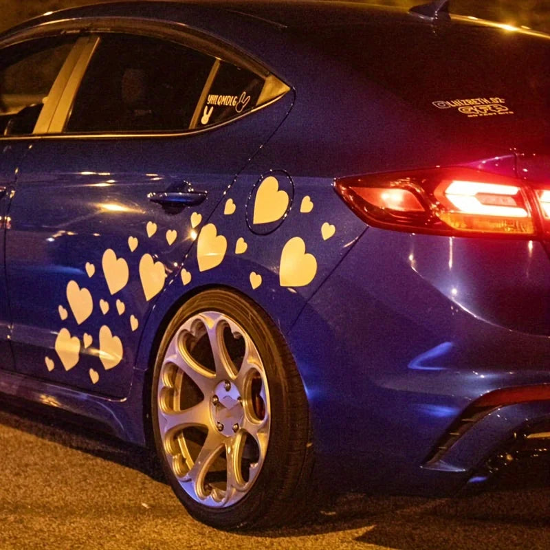 Choice Hearts Car Stickers Self Adhesive Vinyl Decals