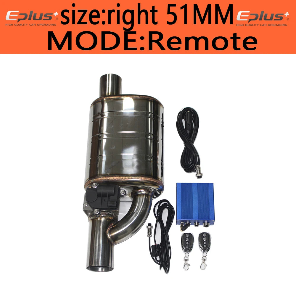 Eplus+ Car Exhaust System Electric Valve Control Silencer