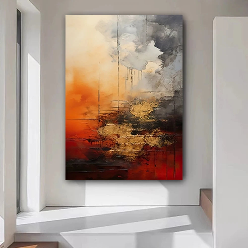 Homarlt Abstract Oil Painting On Canvas Wall Art Decor
