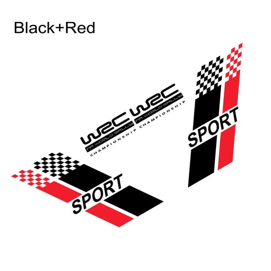 Car Both Side Body Sticker Stylish Auto Racing Sports Vinyl Film Decal For Ford Focus MK2 MK3 Tuning Accessories