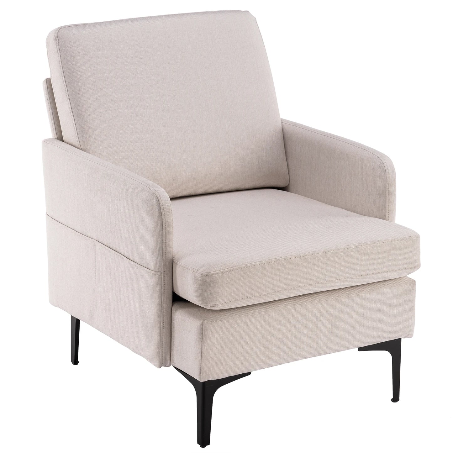 Comfy Modern Lounge Chair for Bedroom and Living Room