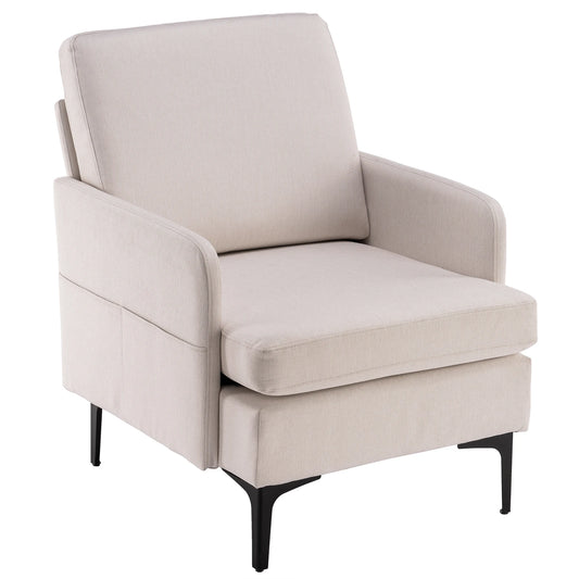 Comfy Modern Lounge Chair for Bedroom and Living Room