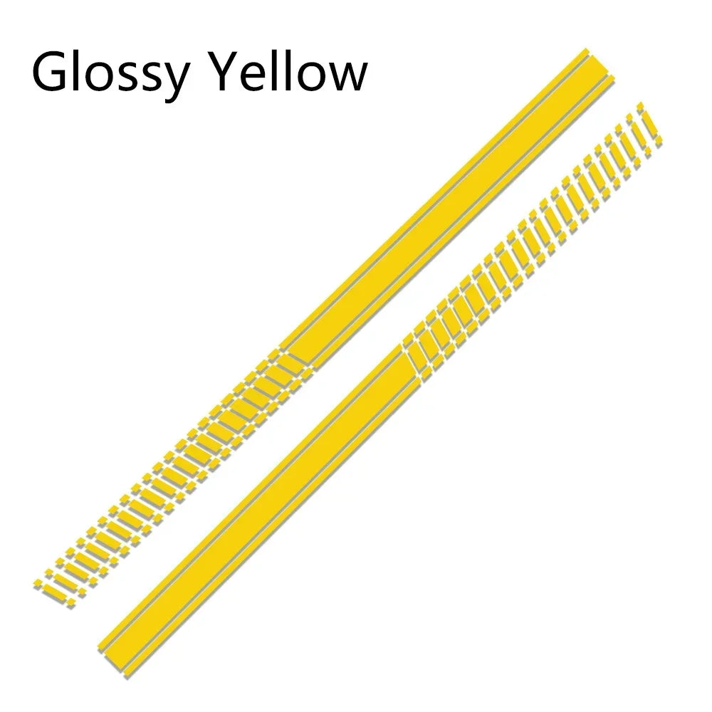 2PCS Universal Car Body Long Stripe Sticker Auto Accessories for Suzuki Volvo Tesla Skoda VW Volkswagen Smart Seat Subaru Toyota