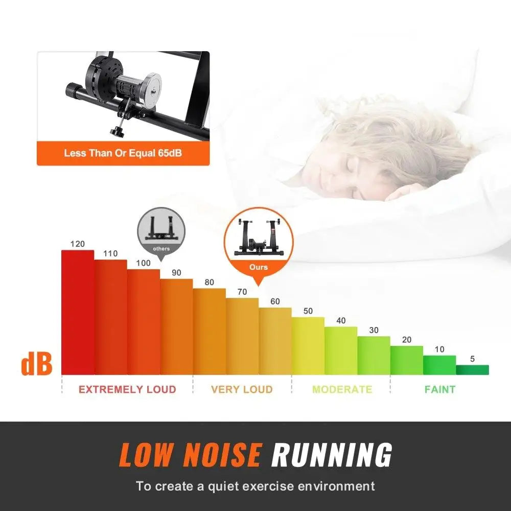 Portable Magnetic Bike Trainer for Effortless Indoor Cycling Experience