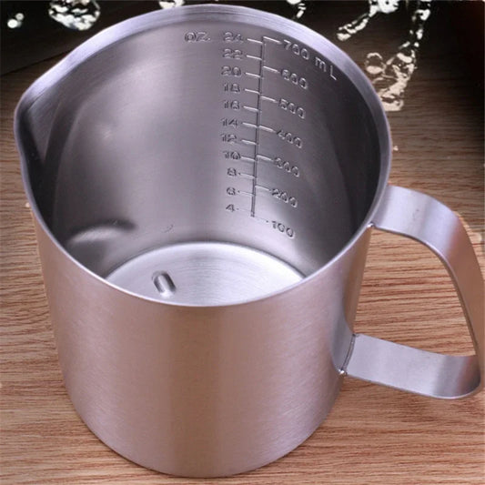 Stainless Steel Liquid Measuring Cups with Inner Scale Design
