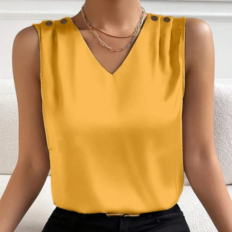 Elegant Sleeveless Blouses For Women Perfect For Summer Fashion