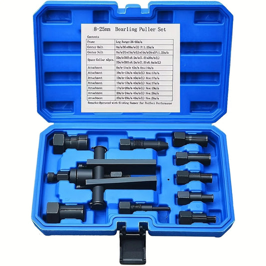Motorcycle Blind Bearing Extractor Set Ten Piece Removal Tool