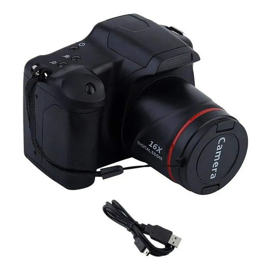 4K Digital Camcorder with 16X Zoom and Built-in Mic