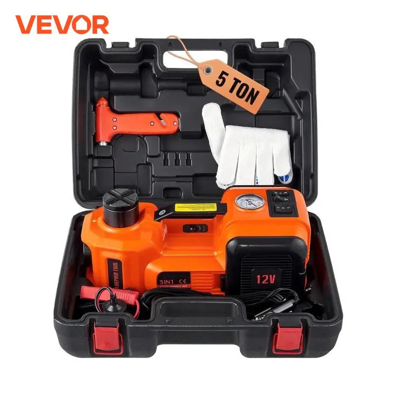 Electric Car Jack for Quick Tire Changes and Repairs with 5 Ton Capacity