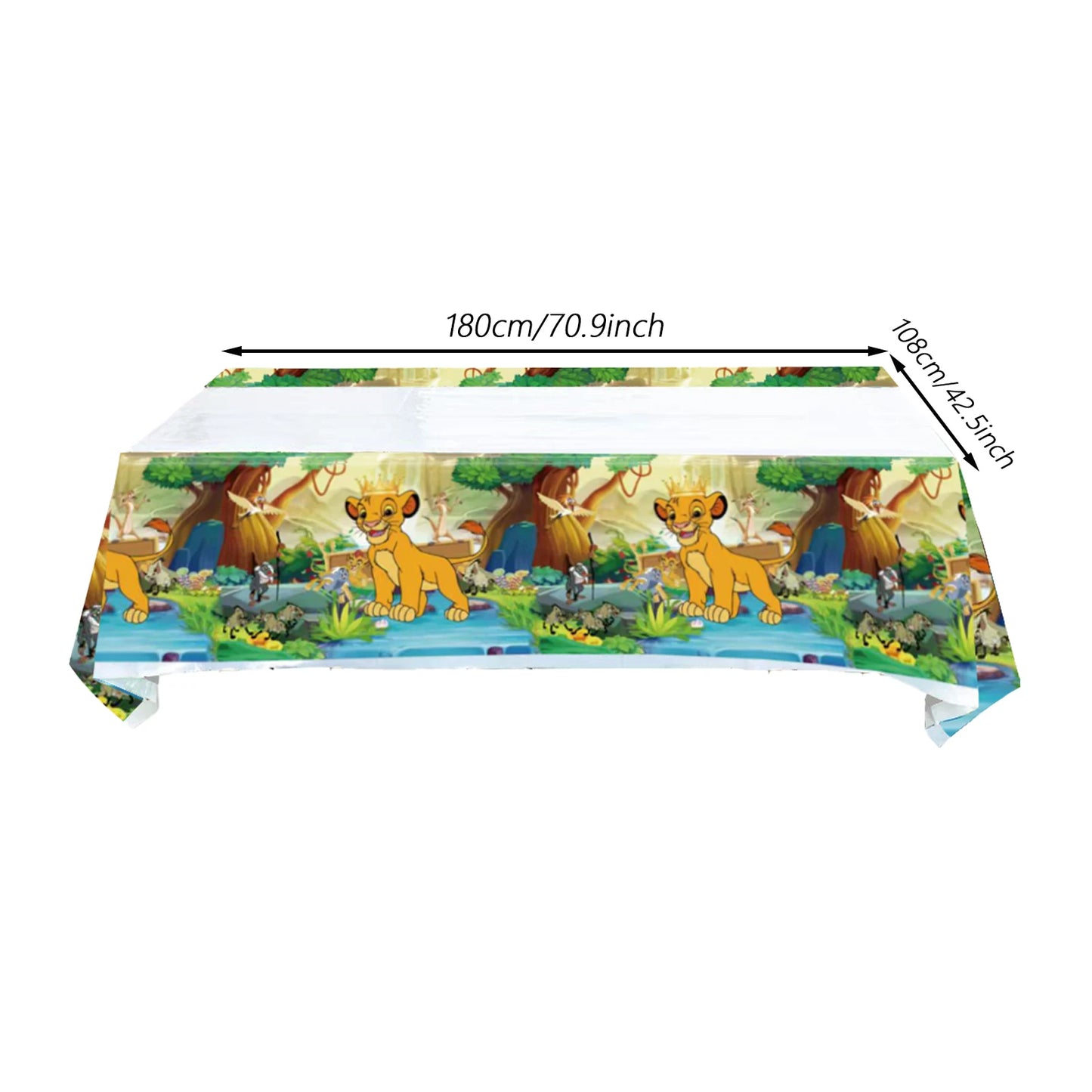 Disney The Lion King Birthday Party Tablecloth For Celebrations