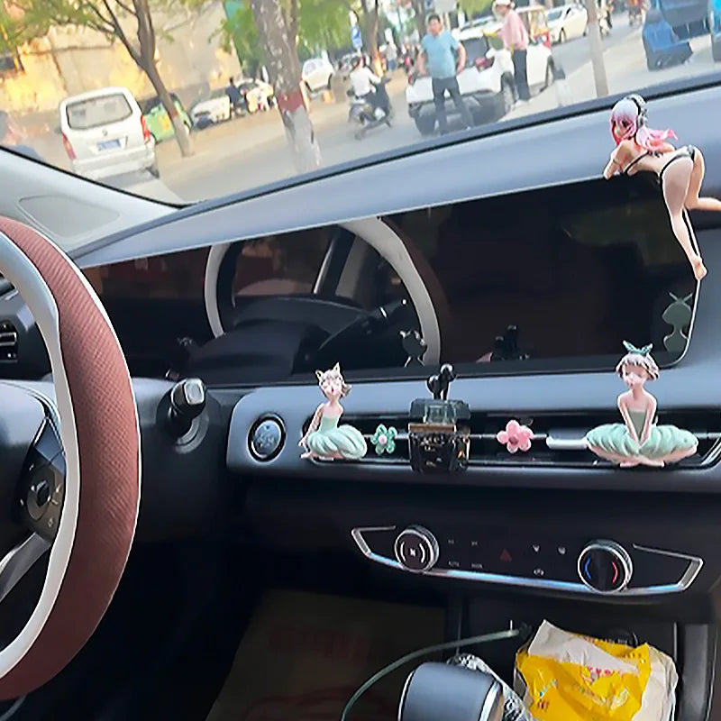 Creative Sexy Beauty Doll Car Ornament for Interior Decoration