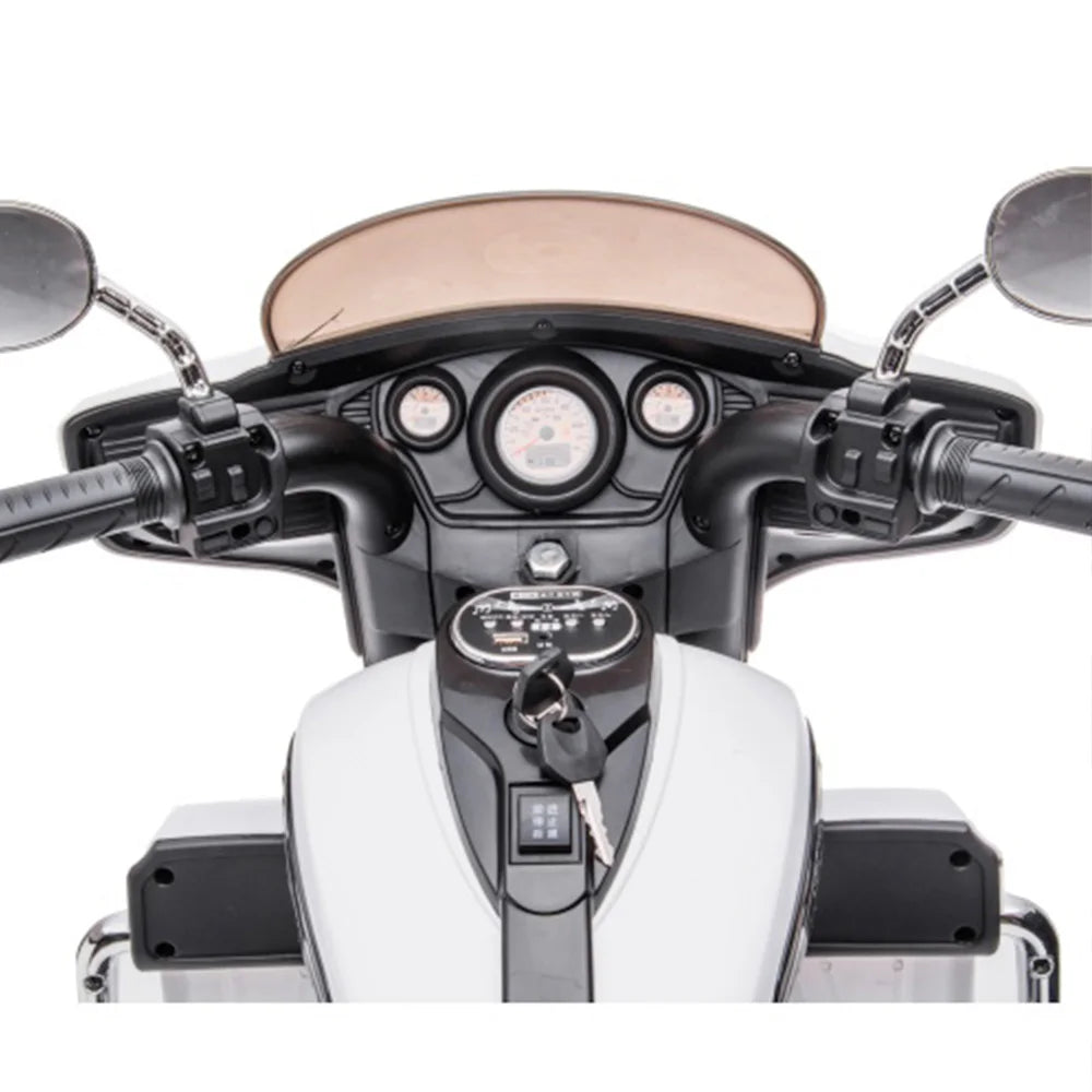 Hign Concerned Kids Electric 12V Two Seat Ride On Motorcycle