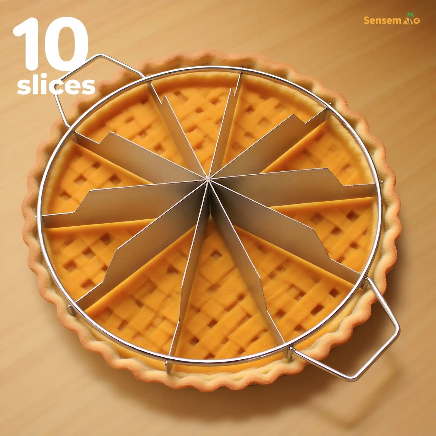 Feature Stainless Steel Cake Cutter Pastry Portion Marker