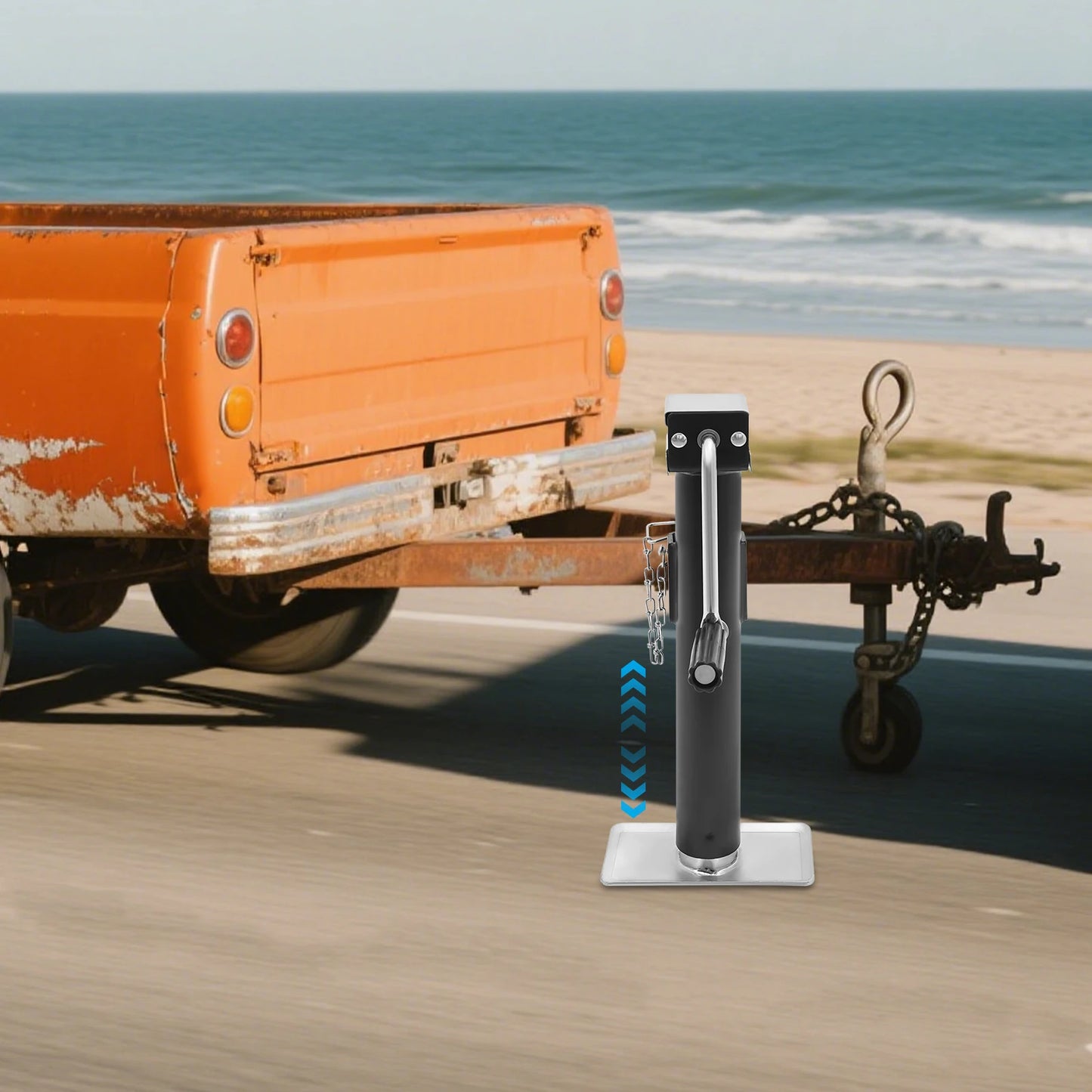 Trailer Jack With Manual Pump Profile Floor Jack 1 Ton