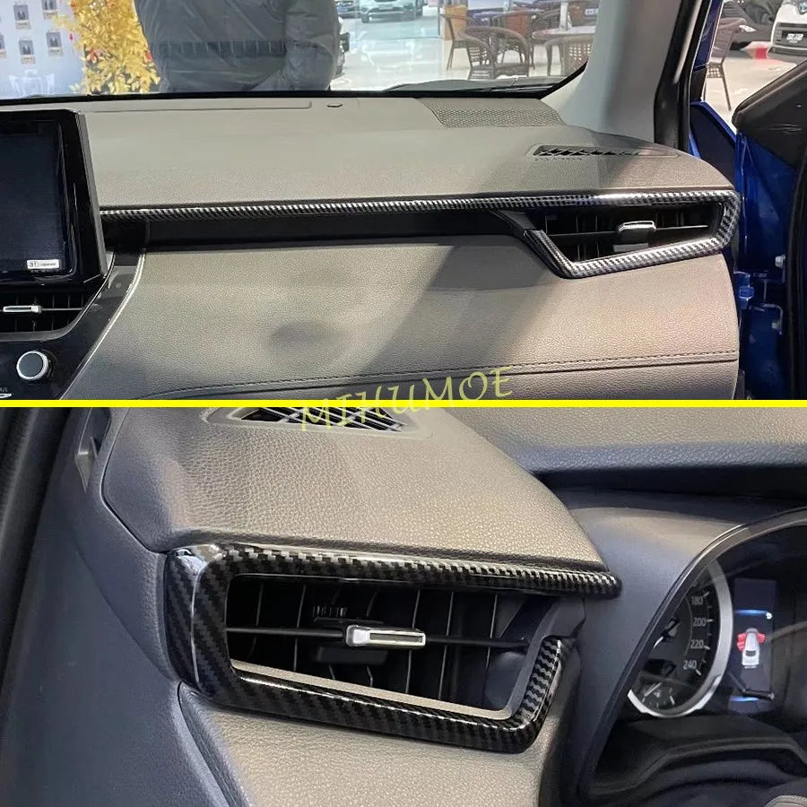 Carbon Fiber Interior Console Trim for Toyota Corolla Cross