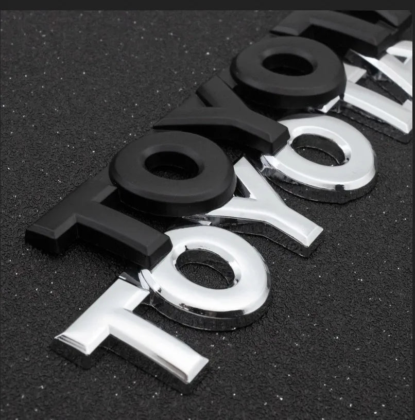Toyota Trunk Emblem Sticker For RAV4 Yaris Camry Corolla