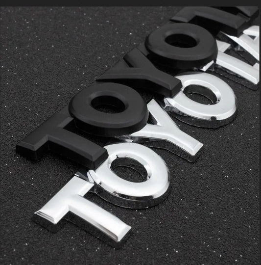 Toyota Trunk Emblem Sticker For RAV4 Yaris Camry Corolla