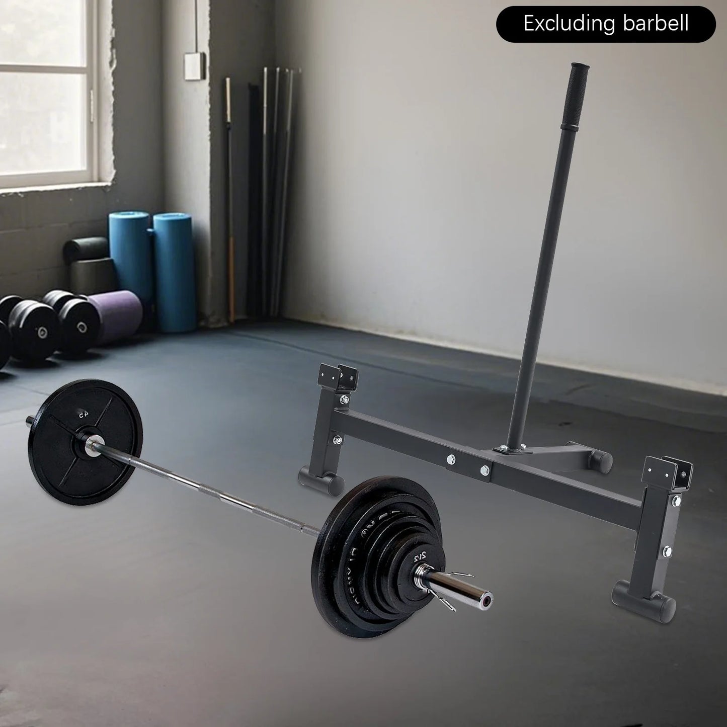 Hign-concerned Heavy Duty Deadlift Barbell Jack Stand With Anti Slip Handle