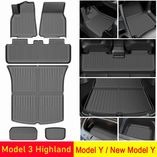 All Weather Floor Mats For Tesla Model Y And Model 3