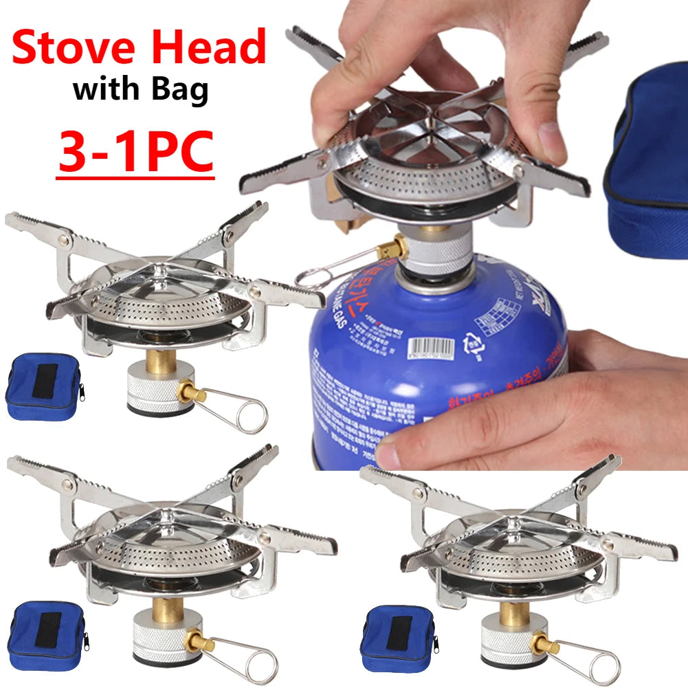 Portable Outdoor Camping Gas Stove with Storage Bag