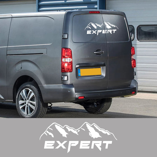 Mountain Styling Car Back Door Stickers Vinyl Decals For Peugeot Expert Traveller Auto Body Exterior Accessories