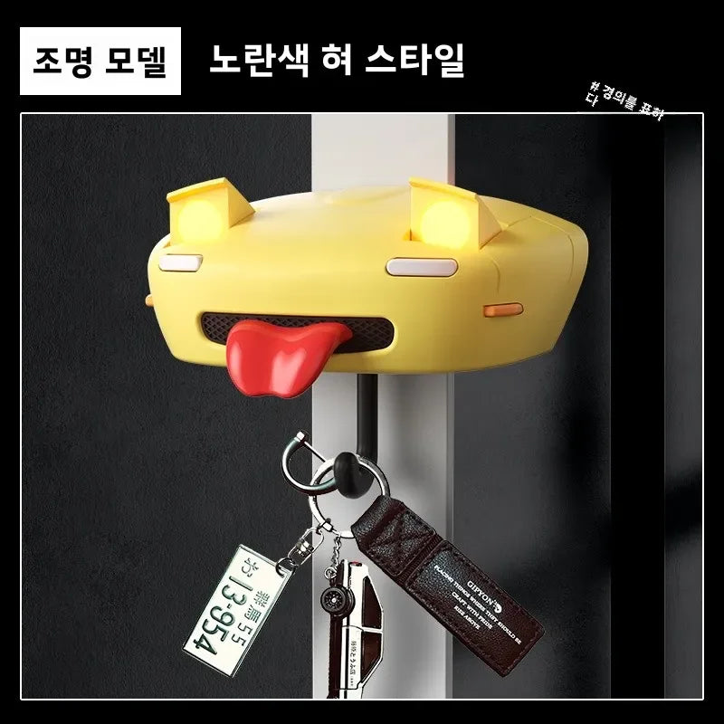 Vintage Car Headlight Key Holder Wall Mount Keychain Organizer