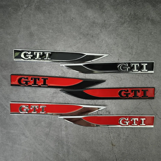 Volkswagen Golf 3D Badge Sticker Car Body Emblem Set