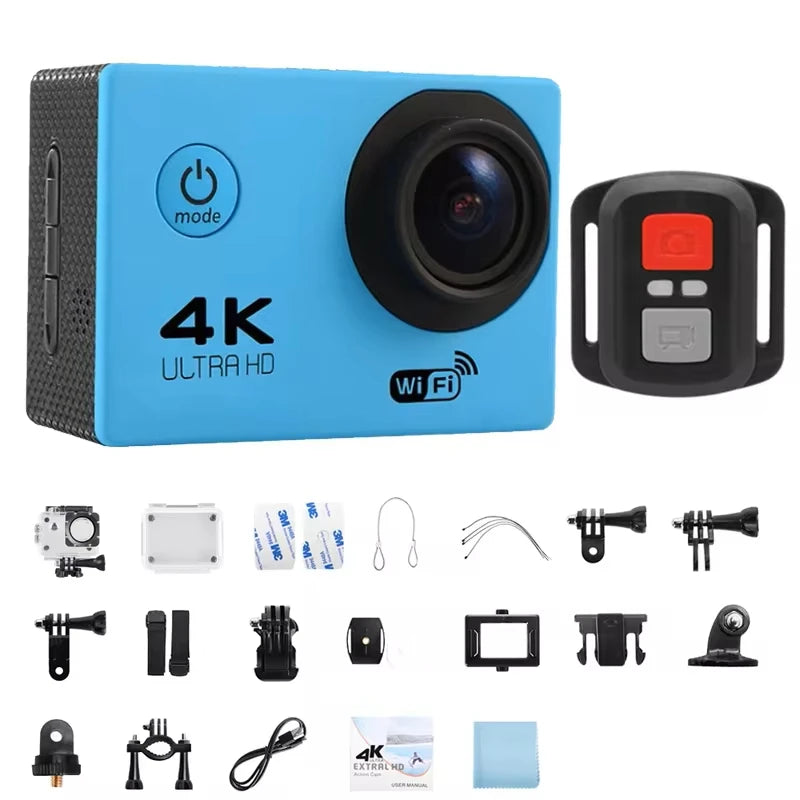 Ultra HD Action Camera With WiFi For Indoor And Outdoor Adventures