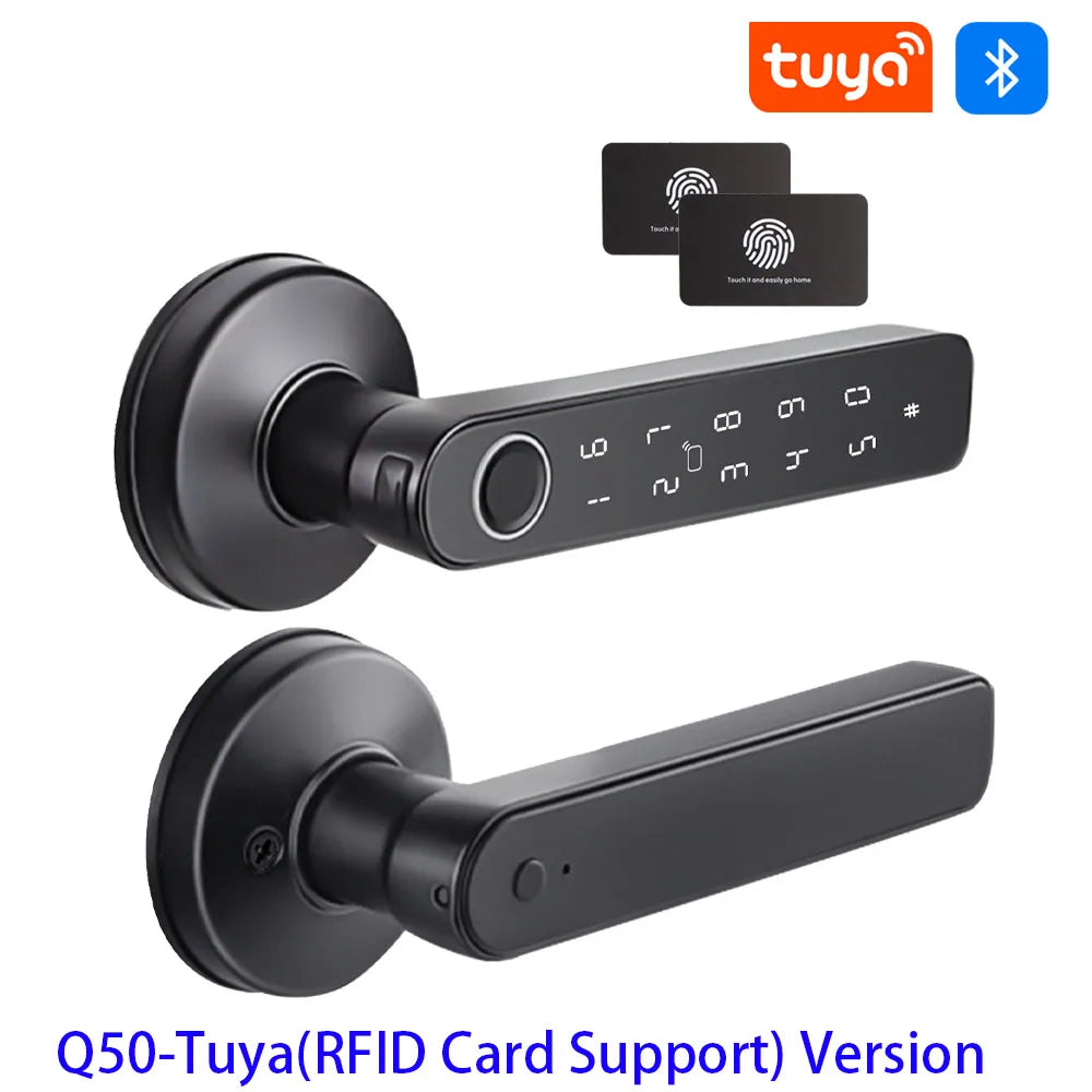 Smart Fingerprint Door Lock with Bluetooth and RFID Technology
