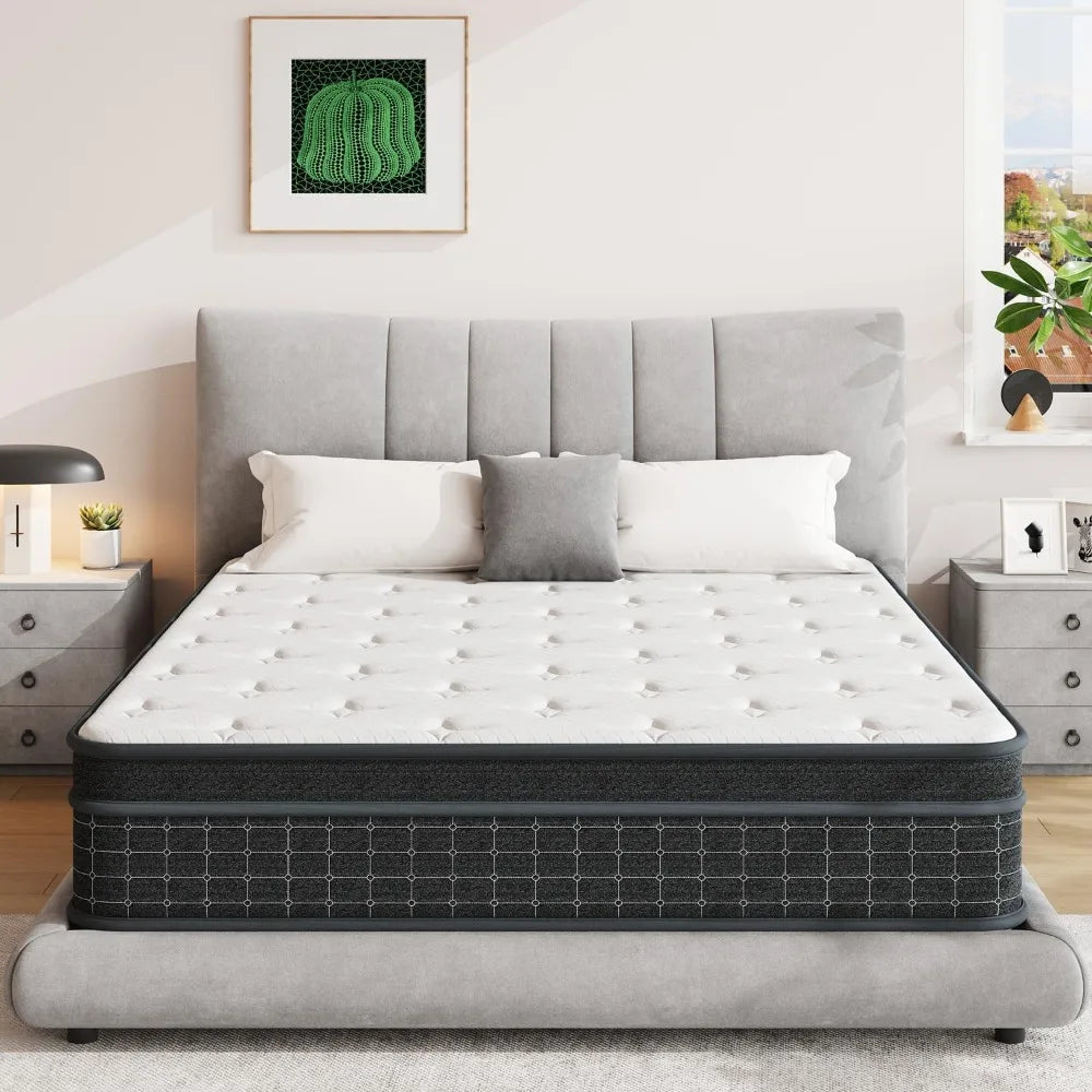 ANGDUO Hybrid Mattress With Pocketed Coils CertiPUR US