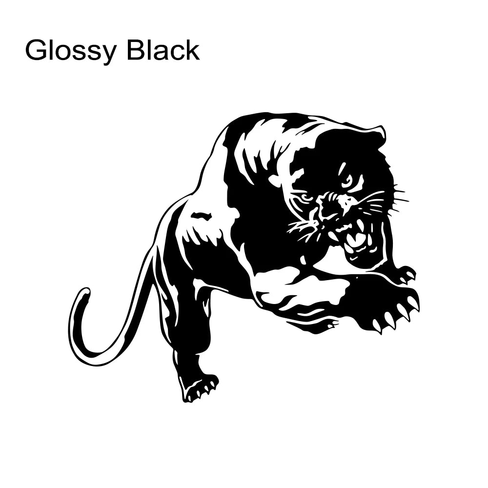 Graphics Wild Panther Hunting Car Stickers Decor Waterproof Motorcycle Decals Suitable for Cars SUVs Vans RVs