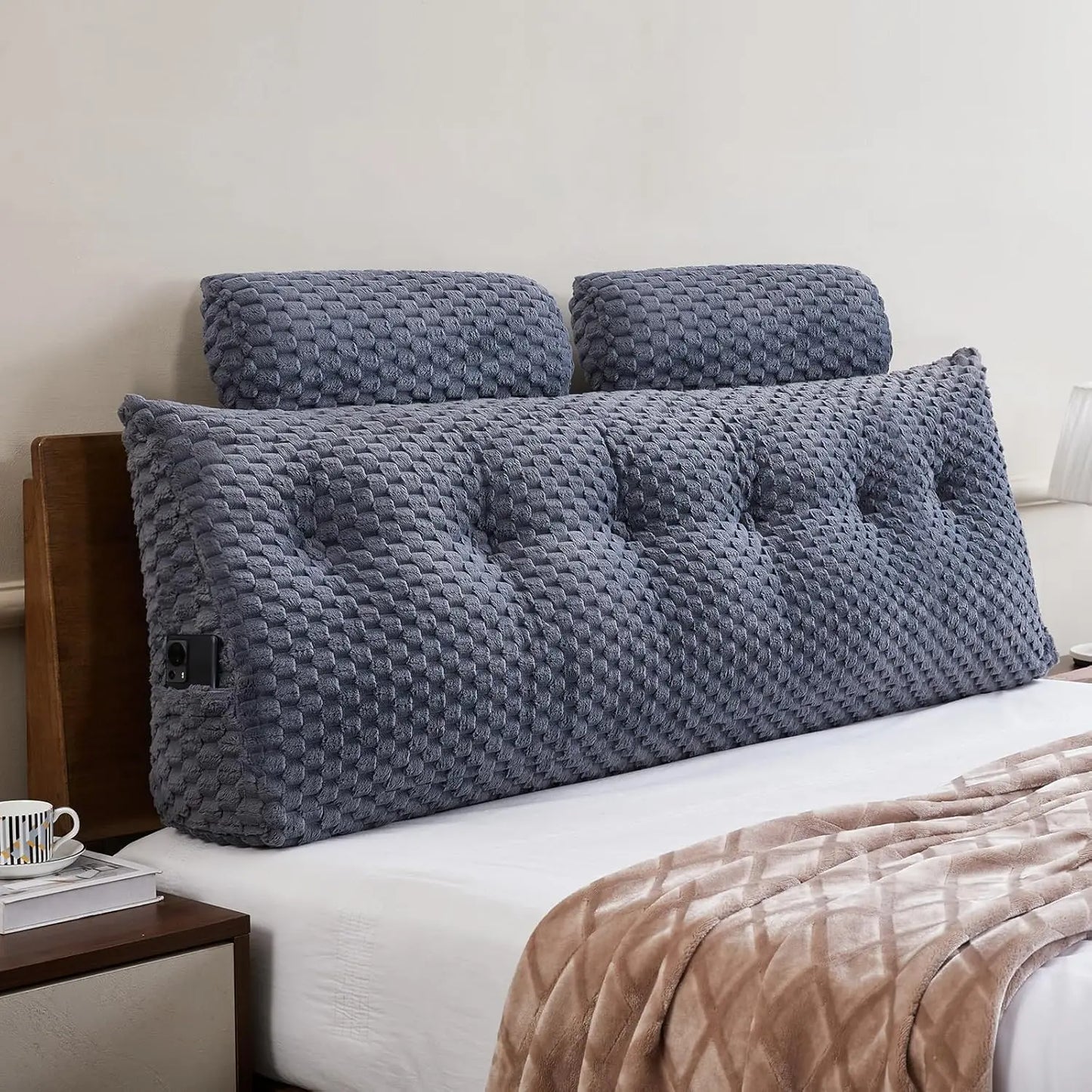 Sichuan Wedge Headboard Pillow for Neck Roll Bolster