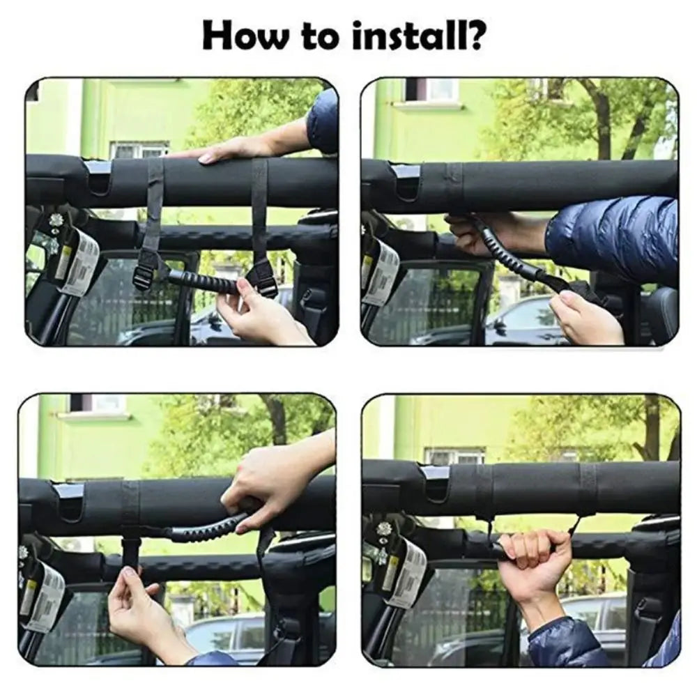 Car Grab Handle Non Slip Interior Safety Handrail for Jeep Wrangler