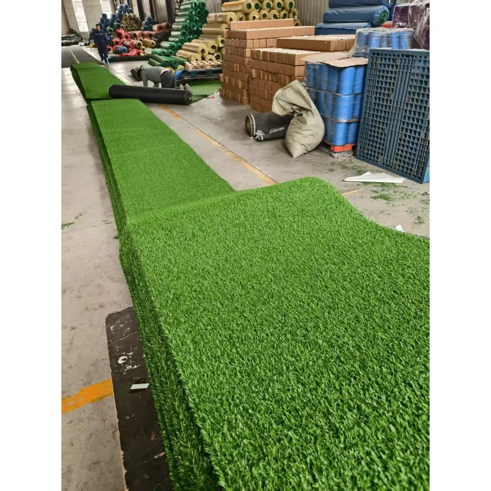 Thick Faux Grass Turf Mat for Backyard and Garden Use